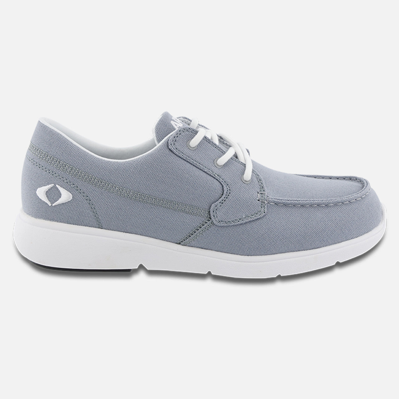 Men's Moc Toe Canvas Loafer - Gray
